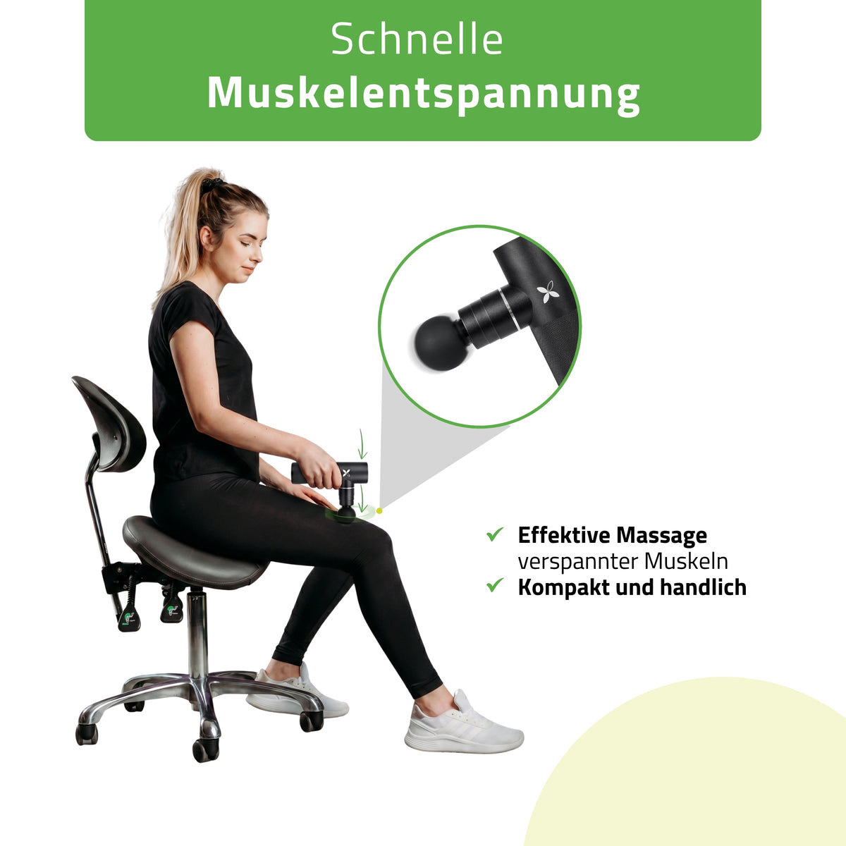 Habys Massagepistole NEO | kompakte Massage Gun | Vibrationsmassagegerät