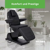 Kosmetikliege Elektrisch | Velora PRO 4 | Kosmetiksessel mit elektrischer Verstellung | Handfernbedienung | 4 - Motoren