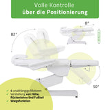 Kosmetikliege Elektrisch | Velora PRO 4 | Kosmetiksessel mit elektrischer Verstellung | Handfernbedienung | 4 - Motoren