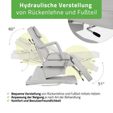 Kosmetikliege Elektrisch Laris | Kosmetiksessel mit elektrischer Verstellung | 1 Motor, Handfernbedienung