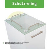 Habys Kosmetiktisch Milo | mit 3 Schubladen | Weiß