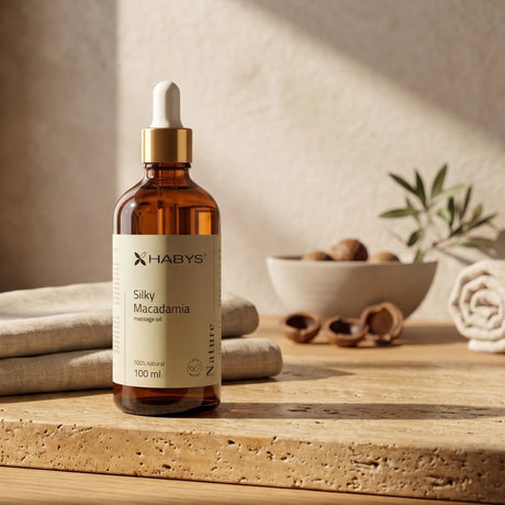 Habys Massageöl Daily Spa Nature Silky Macadamia | 100 ml mit Pipette