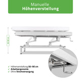 Stationäre Massageliege Vigo 1  | mit Kurbelverstellung