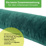 Velours Bezug für Lagerungsrolle mit Gummizug  | 15x60
