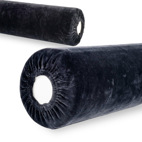 Velours Bezug für Lagerungsrolle mit Gummizug  | 15x60