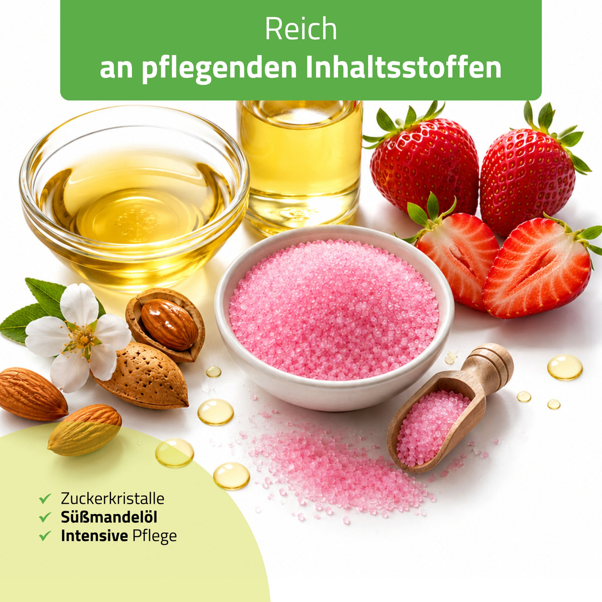 Habys Daily Spa Strawberry Candy Zuckerpeeling | 250 ml