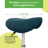 Frottee Bezug für Rollhocker | Durchmesser 34-40 cm