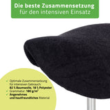 Frottee Bezug für Rollhocker | Durchmesser 34-40 cm