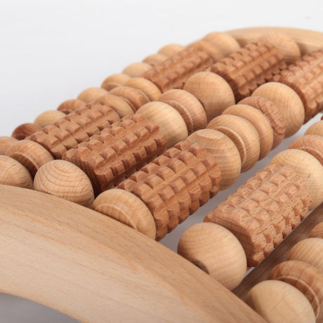 Holz-Fußmassagegerät | Buchenholz