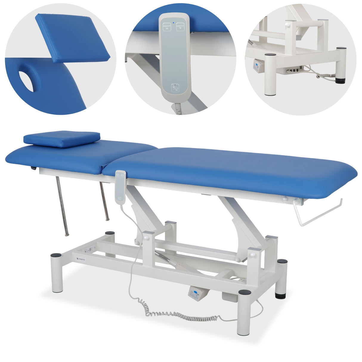 Massageliege Elektrisch Optima | 2-Segmente | Handfernbedienung