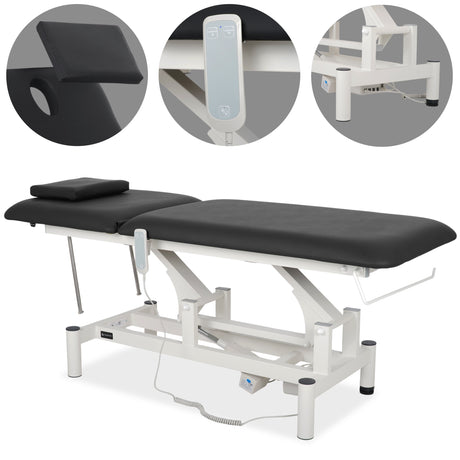 Massageliege Elektrisch Optima | 2-Segmente | Handfernbedienung