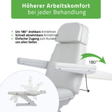 Kosmetikliege Elektrisch | Selia PRO 4 | Kosmetiksessel mit elektrischer Verstellung | Handfernbedienung