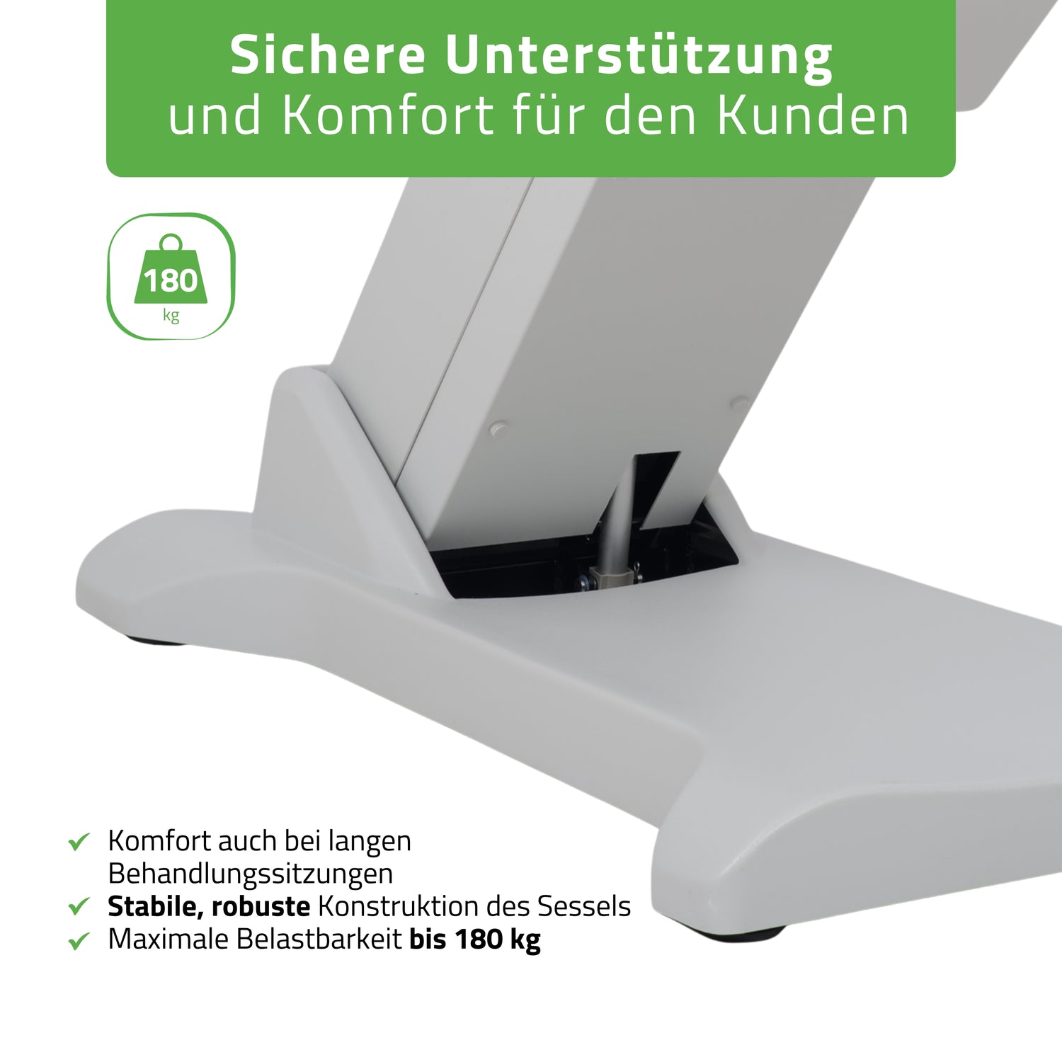 Kosmetikliege Elektrisch | Selia PRO 4 | Kosmetiksessel mit elektrischer Verstellung | Handfernbedienung