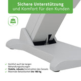 Kosmetikliege Elektrisch | Selia PRO 4 | Kosmetiksessel mit elektrischer Verstellung | Handfernbedienung
