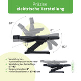 Kosmetikliege Elektrisch | Selia PRO 4 | Kosmetiksessel mit elektrischer Verstellung | Handfernbedienung