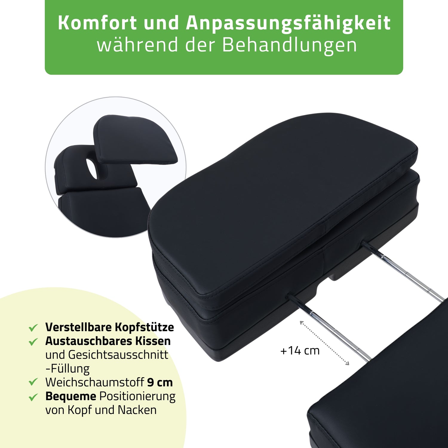 Kosmetikliege Elektrisch | Selia PRO 4 | Kosmetiksessel mit elektrischer Verstellung | Handfernbedienung