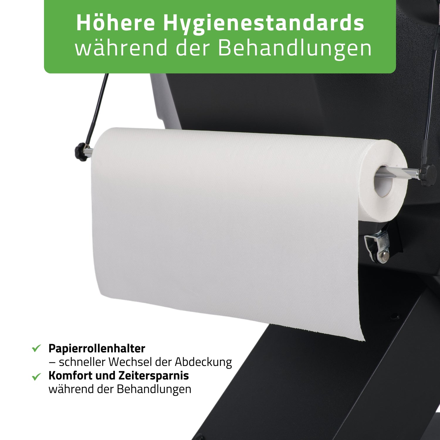 Kosmetikliege Elektrisch | Selia PRO 4 | Kosmetiksessel mit elektrischer Verstellung | Handfernbedienung