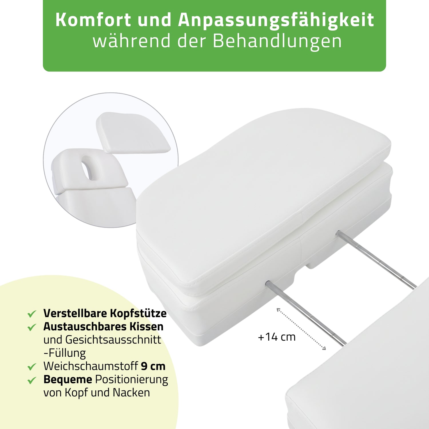 Kosmetikliege Elektrisch | Selia PRO 4 | Kosmetiksessel mit elektrischer Verstellung | Handfernbedienung