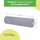 Frottee Bezug für Lagerungsrolle | 15x60 cm
