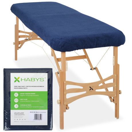 Frottee Bezug für klappbare Massageliegen | 1-teilig | 60-65/180-185 cm