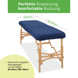 Frottee Bezug für klappbare Massageliegen | 1-teilig | 60-65/180-185 cm