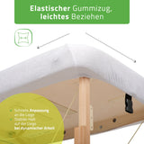 Frottee Bezug für klappbare Massageliegen | 1-teilig | 60-65/180-185 cm