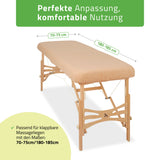 Frottee Bezug für klappbare Massageliegen | 1-teilig | 70-75/180-185 cm