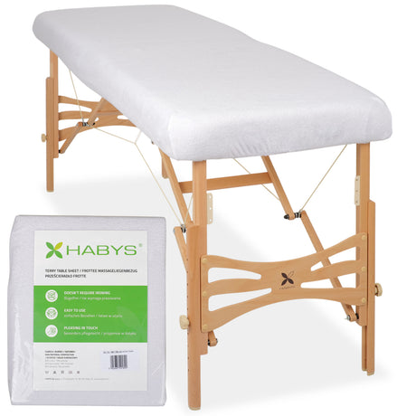 Frottee Bezug für klappbare Massageliegen | 1-teilig | 70-75/180-185 cm