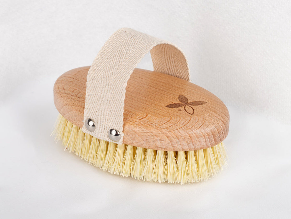 Massageborstel voor Dry Brushing | Tampico-haren | Harde Droogborstel
