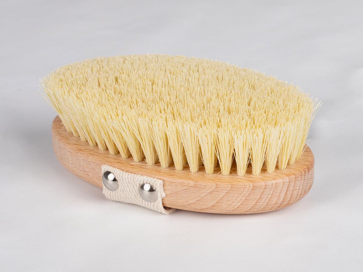 Massageborstel voor Dry Brushing | Tampico-haren | Harde Droogborstel
