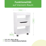 Habys Kosmetiktisch Ario |  Weiß