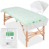 Vliesstof wegwerplakens gesneden | 220x90 cm | 10 stuks | Wit