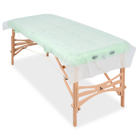 Vlies Einwegauflagen geschnitten | 220x90 cm | 10 Stück | Weiß