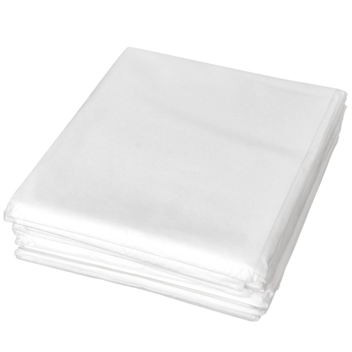Vliesstof wegwerplakens gesneden | 220x90 cm | 10 stuks | Wit