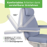 Kosmetikliege Elektrisch | Elara PRO 4 | Kosmetiksessel mit elektrischer Verstellung | Handfernbedienung | 3 - Motoren