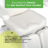 Kosmetikliege Elektrisch | Elara PRO 6P | Kosmetiksessel mit elektrischer Verstellung | Handfernbedienung | 2 - Motoren