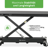 Therapieliege Elektrisch Evero Cross X4 Ergo | 4-Segmente | Handfernbedienung | Grau-Schwarz