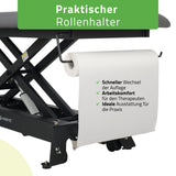 Therapieliege Elektrisch Evero Cross X4 Ergo | 4-Segmente | Handfernbedienung | Grau-Schwarz