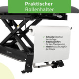 Therapieliege Elektrisch Evero Cross X5 Ergo | 5-Segmente | Steuerrahmen | Grau-Schwarz