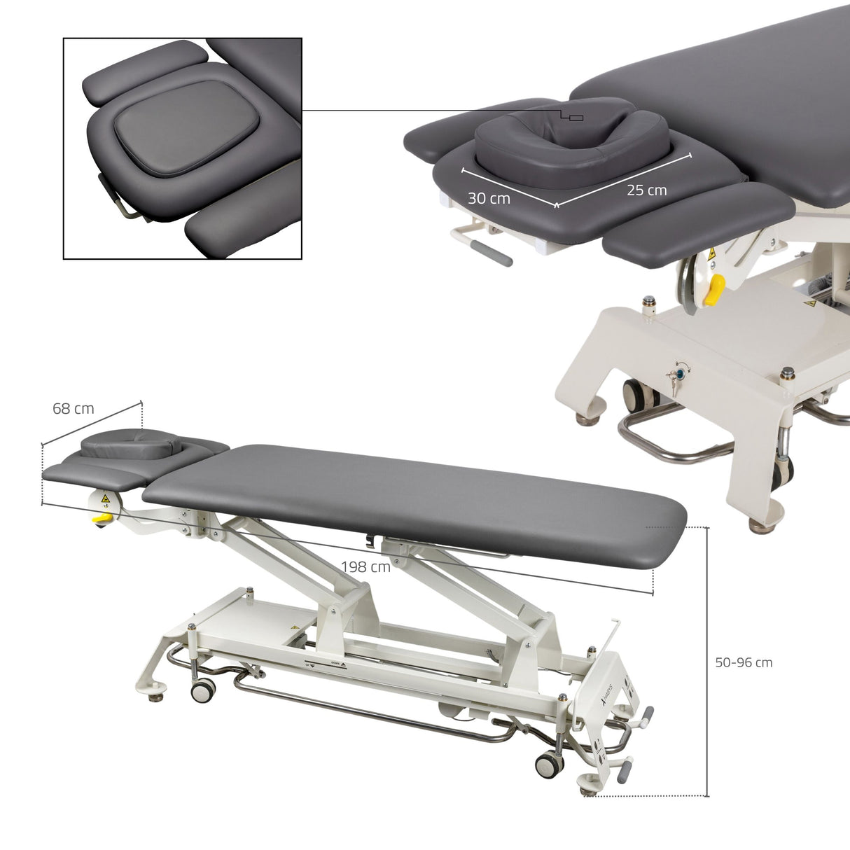 Therapieliege Elektrisch Evero V4 Ergo 4-Segmente | Steuerrahmen
