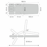 Therapieliege Elektrisch Evero X7 Ergo 7-Segmente | Steuerrahmen