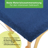 Set | Einteiliges Frottee Spannlaken für klappbare Massageliegen 60/165 | + Frottee-Bezug für die Kopfstütze