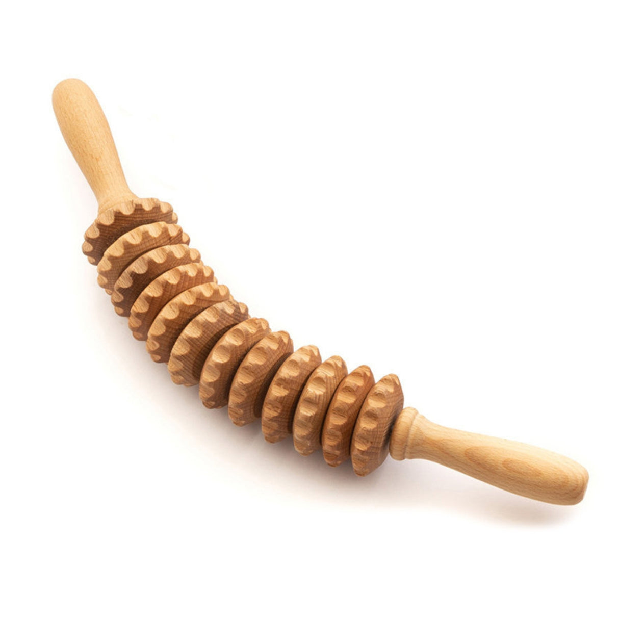 Holz-Massagegerät gegen Cellulite | Profilierter Roller