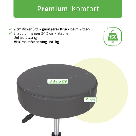 Rollhocker Timo | Kosmetikhocker