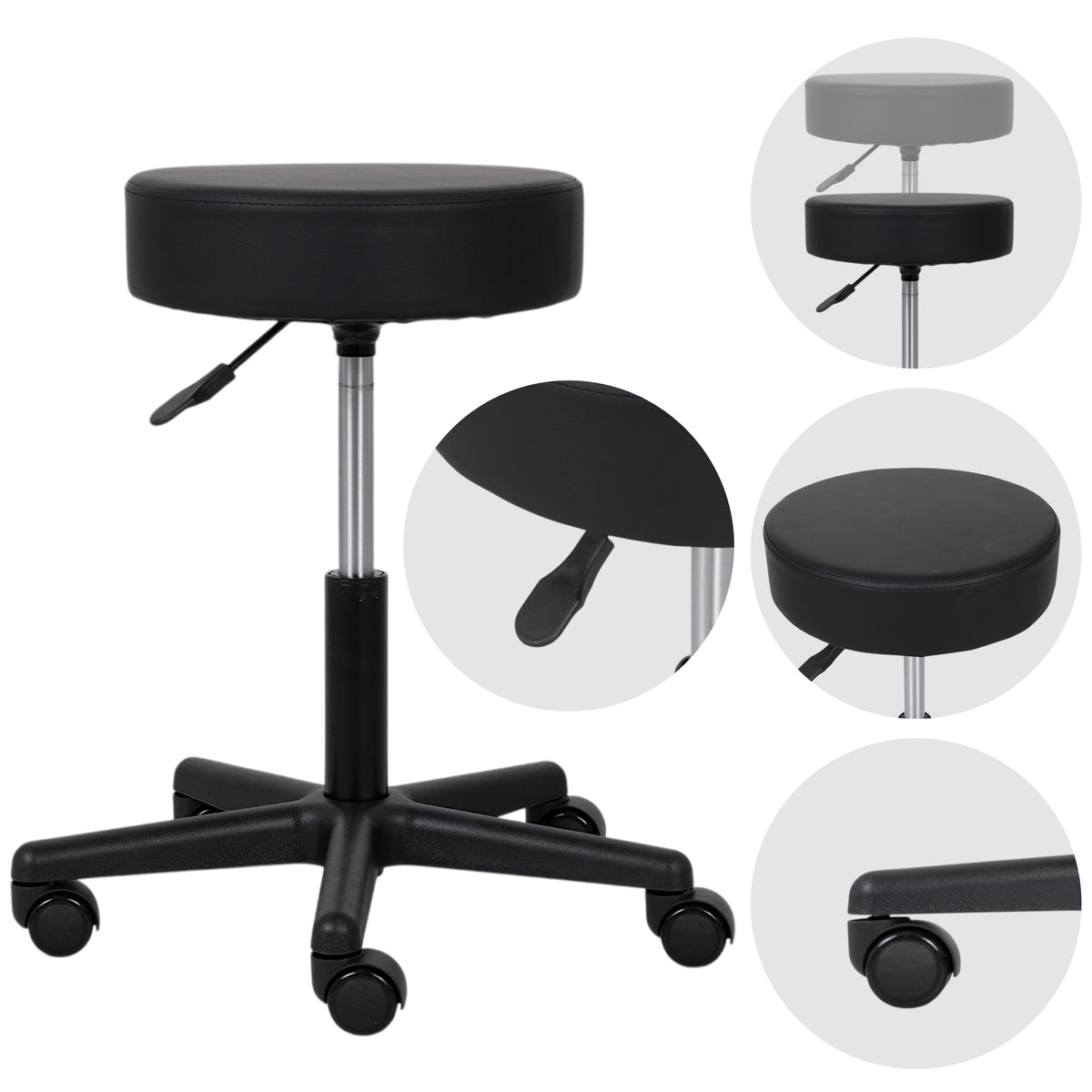 Rollhocker Timo | Kosmetikhocker