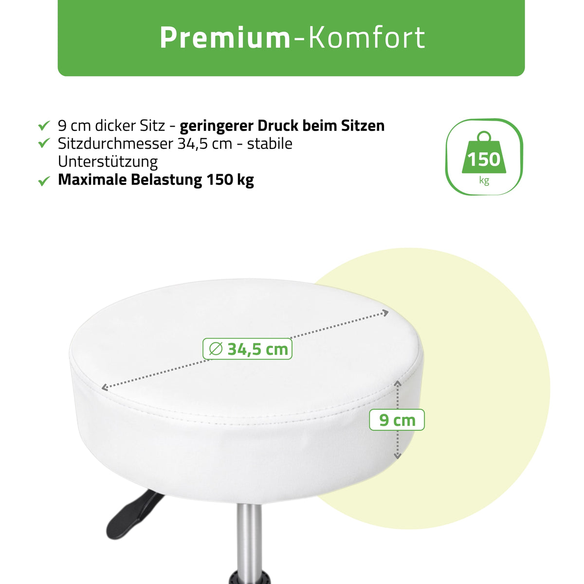 Rollhocker Timo | Kosmetikhocker