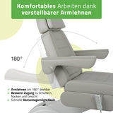 Kosmetikliege Elektrisch | Leo PRO 4 | Kosmetiksessel mit elektrischer Verstellung | Handfernbedienung