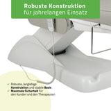 Kosmetikliege Elektrisch | Leo PRO 4 | Kosmetiksessel mit elektrischer Verstellung | Handfernbedienung
