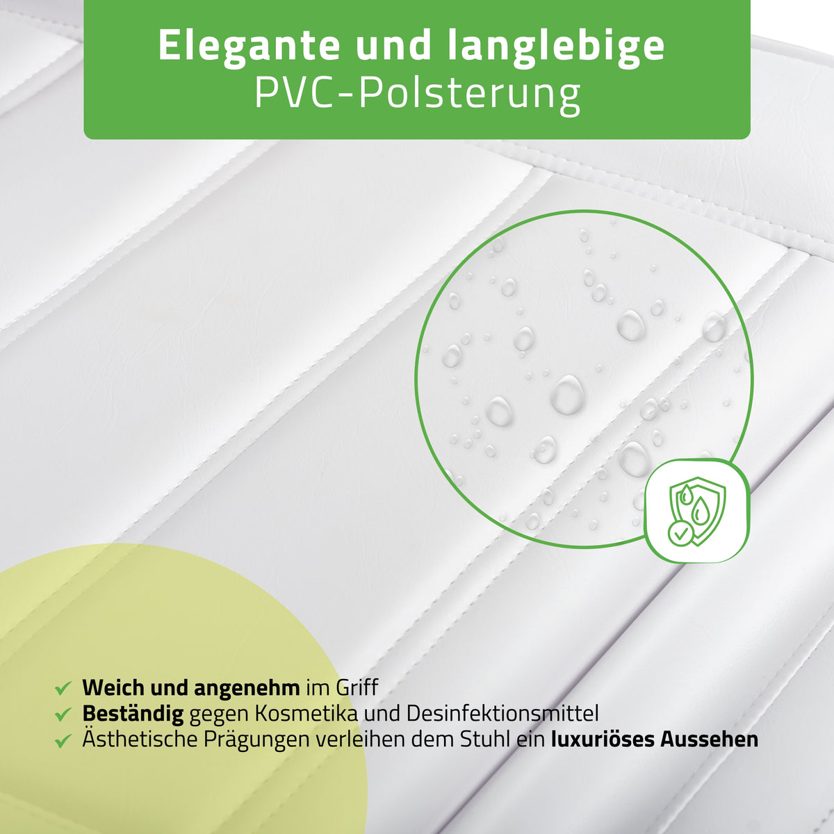 Kosmetikliege Elektrisch | Leo PRO 4 | Kosmetiksessel mit elektrischer Verstellung | Handfernbedienung