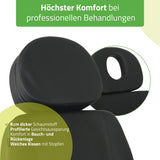 Kosmetikliege Elektrisch | Luxoria PRO 5 | Kosmetiksessel mit elektrischer Verstellung | Schwarz